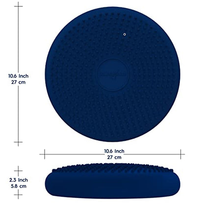 BouncyBand Wiggle Seat, Blue, 10-Pack – Small 10.75” D x 2.5” H - color: Blue, size: Small (Pack of 10)