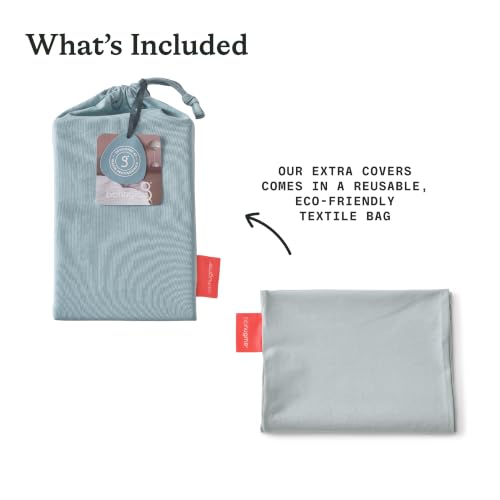 bbhugme Pregnancy Pillow Cover, Eucalyptus - color: Eucalyptus