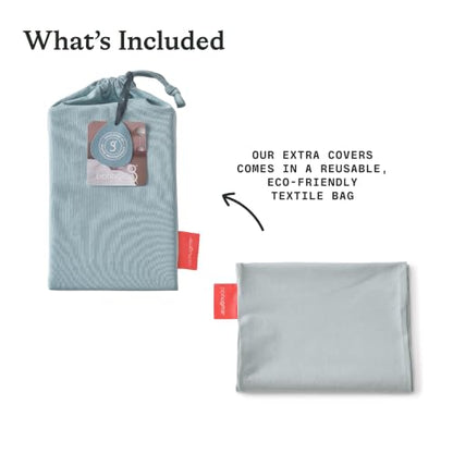 bbhugme Pregnancy Pillow Cover, Eucalyptus - color: Eucalyptus