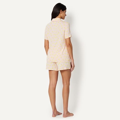 Amazon Essentials x Sofia Grainge Mommy and Me Short Sleeve Pajama Set - color: Light Pink Lemon, size: XX-Large