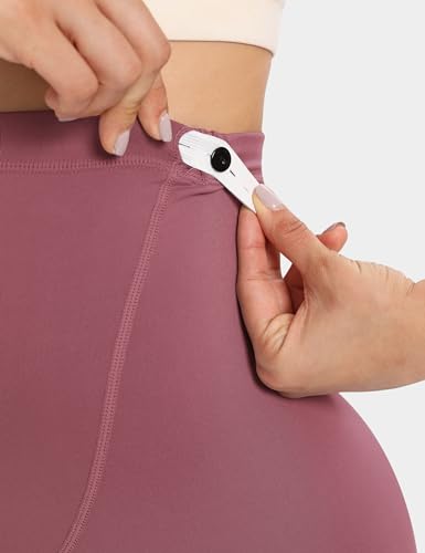 Buttergene 3 Pack Maternity Leggings with Elastic Band - color: 3pack Black/Dusty Pink/Lunar Rock, size: Medium