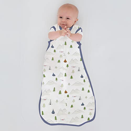Amazing Baby Muslin Sleeping Sack - color: Outdoor Adventure, size: Small (0-6 Month)