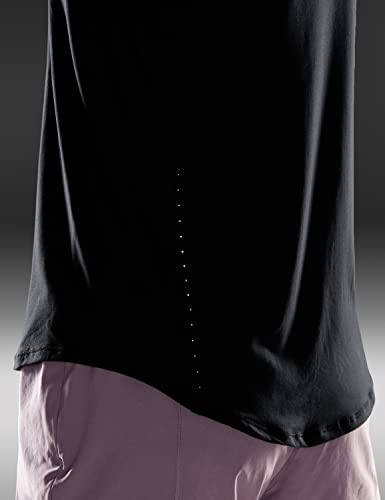 CRZ YOGA Lightweight Racerback Tank Top - color: Black, size: Small
