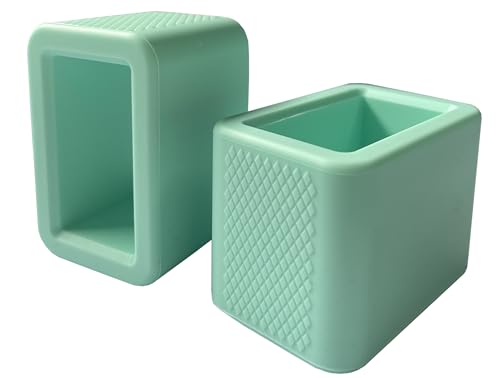 2 PCS Seat Belt Buckle Holder, Silicone Auto Rear Seatbelt Buckle Booster- Keep Upright and Stable, Suitable for Kids - color: Green