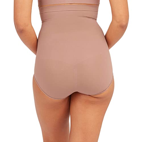 SPANX SPANXsculpt Power Series High-Waisted Brief - color: Cafe Au Lait, size: Large