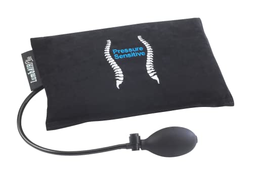 Innotech LumbAIRPlus Cushion with Adjustable Air, Pressure Sensitive, Black