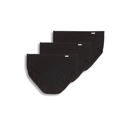 Jockey Women's Underwear Supersoft Brief - 3 Pack - color: Black, size: 5