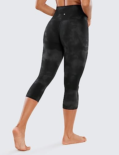 CRZ YOGA Butterluxe Capris 19'' - color: Black Tie Dye, size: X-Large
