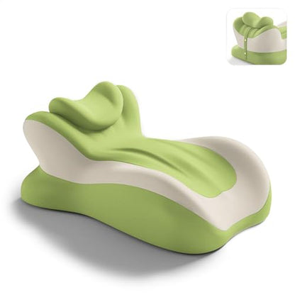 Adjustable Intimacy & Pregnancy Support Pillow - Ergonomic Foam Wedge Cushion for Back Pain, Sitting, Lying, Multi-Position with Removable Washable Cover (Green) - color: Green