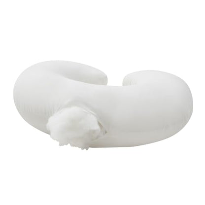 Nursing Pillow and Body Positioner for Breast Feeding and Bottle Feeding, Ultra Soft Breastfeeding Pillows with Removable Pillow Cover (Naked Pillow) - color: Naked Pillow