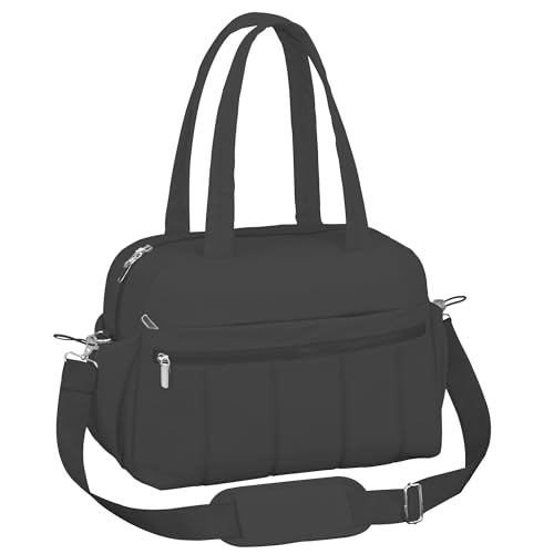 Medium Diaper Bag Tote, Shoulder & Crossbody Mom Bag - color: Black