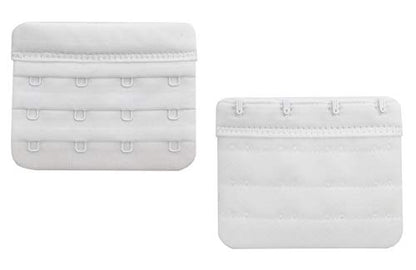 Tamlien Bra Extender 2 Hook/3 Hook/4 Hook/5 Hook, Soft and Comfortable Bra Extension - color: Bra Extender 4 Hooks-white