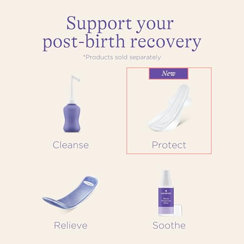 Lansinoh Postpartum Maxi Pads Bundle, Heavy Absorbency Overnight Pads with Wings, Includes 2 Sizes for Extra Protection, Postpartum Essentials, 40 Count (Pack of 2) - size: 40 Count (Pack of 2)