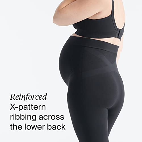 KNIX Women BlissFit Seamless Maternity Leggings – Over-the-Belly Pregnancy Activewear, Stretch Support - size: Medium