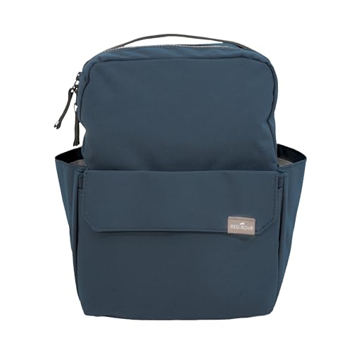 Mini Roo Diaper Bag Backpack, Navy Blue Baby Bag - 6 Pocket Daily Carry - color: Navy