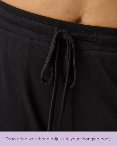 Kindred Bravely Essentials Ribbed Maternity Joggers Lounge Pants Postpartum - color: Warm Sienna, size: Medium