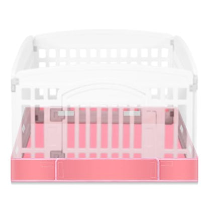 Marsui Dog Playpen Bottom Pad, Pink, Solid Color - color: Pink, style: Solid Color