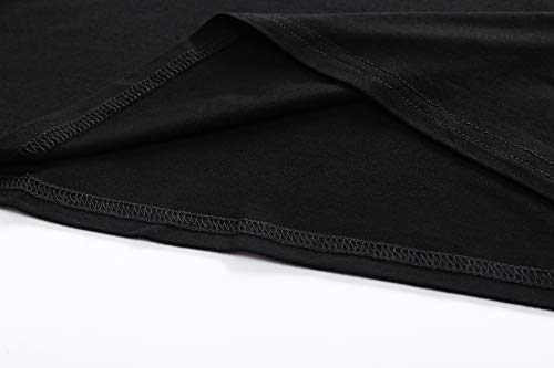 OThread & Co. Women's Long Sleeve T-Shirt Comfy Underscrub Tee Basic Stretch Layer - color: Black, size: Small