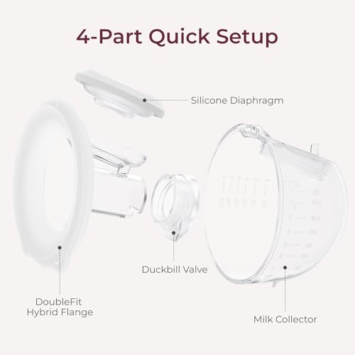 Momcozy S12 Pro Quick Replacement Accessories, Full Set Collector 210ml 1PC - size: All Set Parts (Only for S12ProQuick)