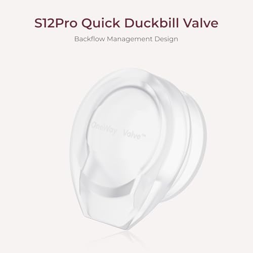Momcozy S12 Pro Quick Replacement Accessories, Duckbill Valves, 4 Counts - size: Duckbill Valves 4pcs (Only for S12ProQuick)