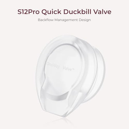 Momcozy S12 Pro Quick Replacement Accessories, Duckbill Valves, 4 Counts - size: Duckbill Valves 4pcs (Only for S12ProQuick)