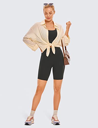 CRZ YOGA Butterluxe Biker Shorts 8" - color: Black, size: Small