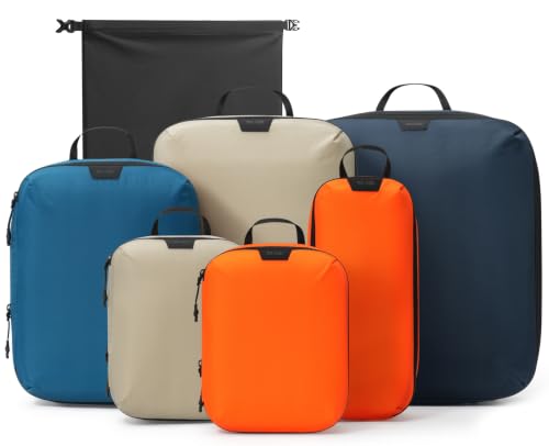 Compression Packing Cubes Ultralight 7PCS Luggage Travel Organizer Bags Set - size: For 24" Luggage