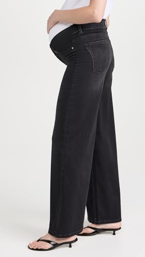 DL1961 Women's Hepburn Wide Leg Maternity Jeans: High Rise 32" - size: 33