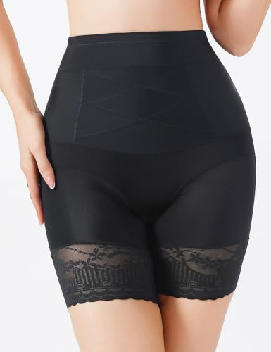 High Waist Shapewear Tummy Control Shorts Fajas Plus Size - color: Black, size: Medium