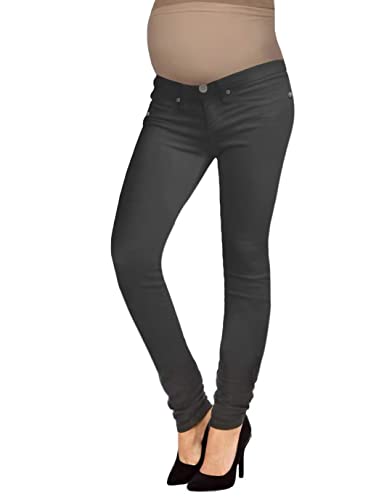 Hybrid & Company Women's Comfy Maternity Jeans - color: Pm2835sk-chr, size: Medium