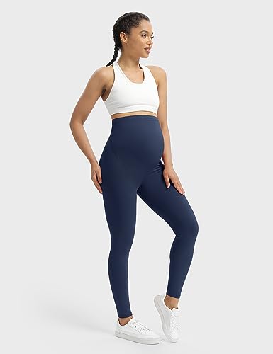 Buttergene 1 Pack Buttery-Soft Maternity Leggings - color: Navy Blue, size: Large
