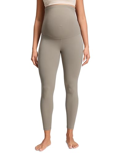 CRZ YOGA Maternity Leggings 25" - color: Warm Ash Grey, size: X-Small