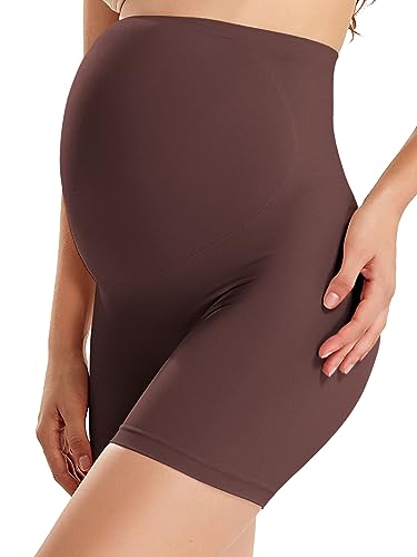 Gratlin Women's Maternity Shapewear Shorts - color: Taupe, size: X-Small