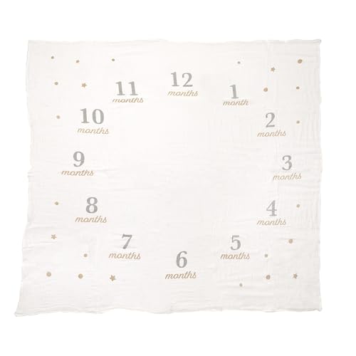 Pearhead Hello World Baby Milestone Blanket and Photo Prop