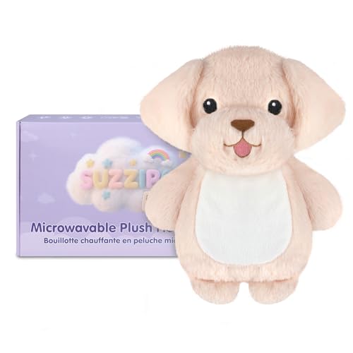 SuzziPad Golden Retriever Microwave Heating Pad Plush, 6.3" X 10.6", 1.5 Lb - style: Golden Retriever