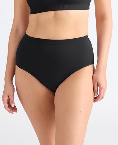 High Rise Leakproof Cotton by Knix - color: Black, size: Small