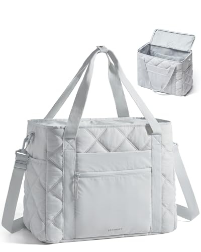 BAGSMART 38L Travel Duffle Bag, Weekender Overnight Hospital Bag
