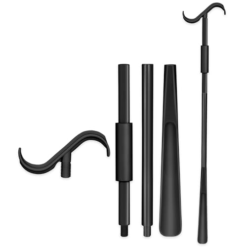 (Pack of 2) 35" Long Dressing Stick, Shoe Horn, Sock Remover Tool & Sock Aid Device