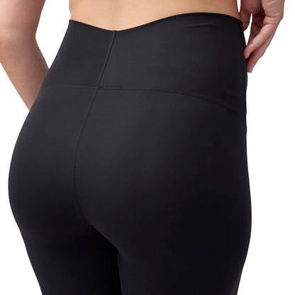 Ingrid & Isabel Everyday Active Maternity Flare Leggings - color: Black/Black, size: Small
