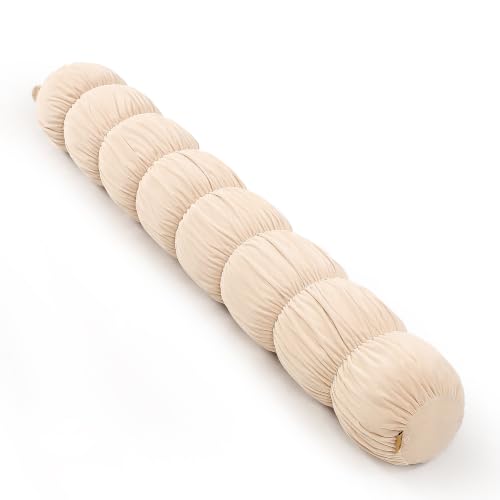 Pat. Pend. Long Body Pillow for Adults, 59 Inch, Beige - color: Beige, size: 59" x 7.87"