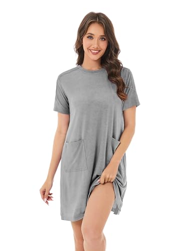 Post Shoulder Surgery Shirts for Women - color: Light Grey, size: Medium