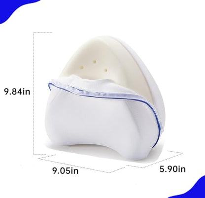 Replacement Pillow Cover for Contour Legacy Leg & Knee Foam Support Pillow-Cover ONLY (White) (1)