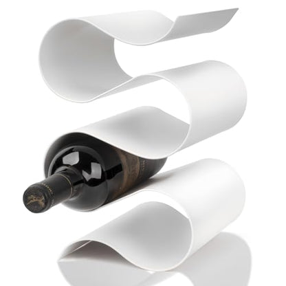 Wine Rack Countertop, Creativity Modern Small Wine Holder - color: White