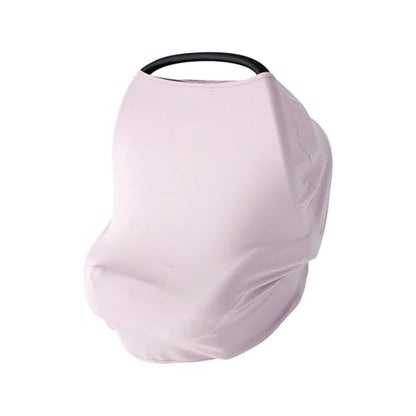 PurComfy 4-in-1 Baby Car Seat Cover, Supersoft Bamboo Viscose Nursing Cover - color: Lilac