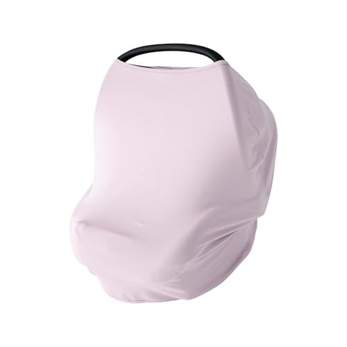 PurComfy 4-in-1 Baby Car Seat Cover, Supersoft Bamboo Viscose Nursing Cover - color: Lilac