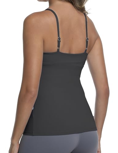 Nursing Tank Top Breastfeeding U Neck Maternity Tops - color: Grey, size: Medium