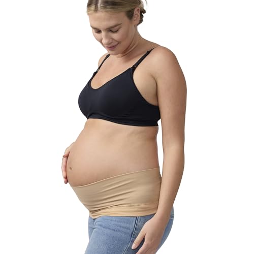 Ingrid & Isabel Basics Bellaband, Maternity Belly Band, Pants & Jeans Extender for Pregnancy & Postpartum - color: Taupe, size: Medium-Large, style: 1 Pack