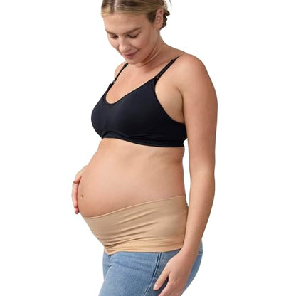 Ingrid & Isabel Basics Bellaband, Maternity Belly Band, Pants & Jeans Extender for Pregnancy & Postpartum - color: Taupe, size: Small-Medium, style: 1 Pack
