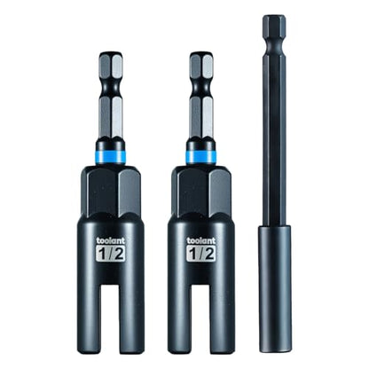 toolant 3-Piece Wing Nut Driver Set, 1/4 Inch Hex - size: 3 Piece