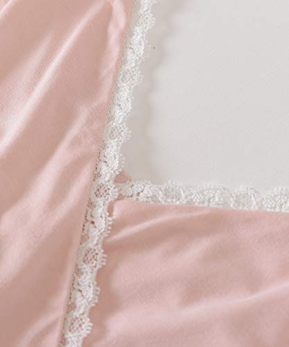 Latuza Women's Viscose Nursing Nightgown and Robe Set - color: Pink, size: Large